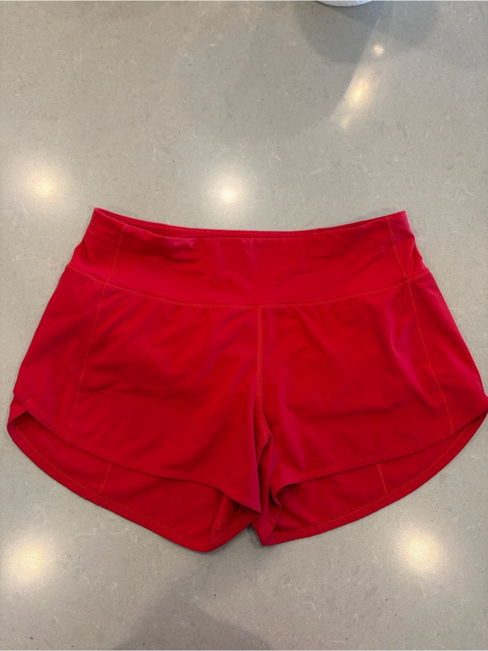 Lululemon Red Speed Up Shorts